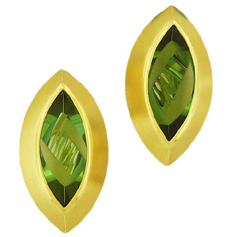 Green Tourmaline Earrings