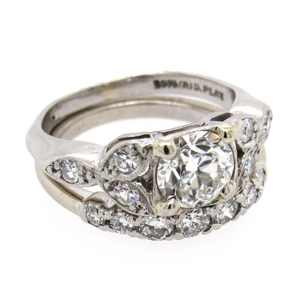 Estate Diamond Wedding Ring Set