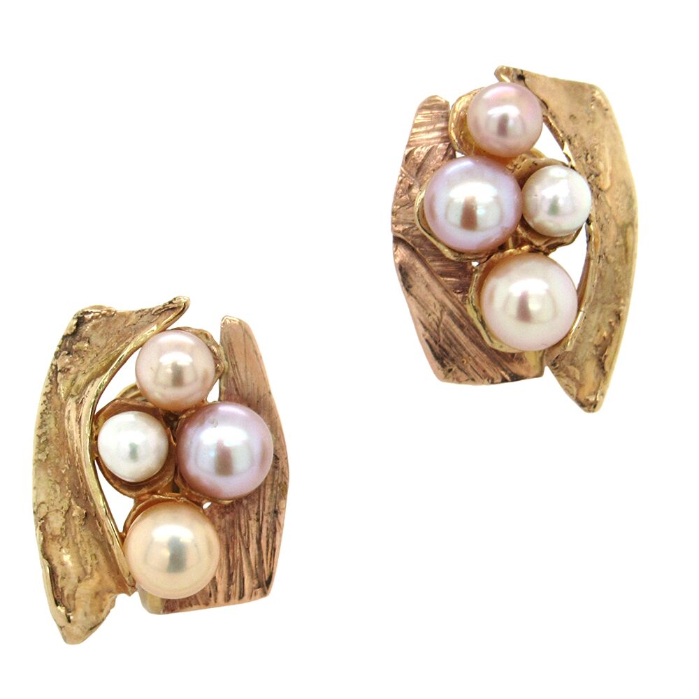 Glenda Arentzen: Freshwater Pearls Clip-On Earrings