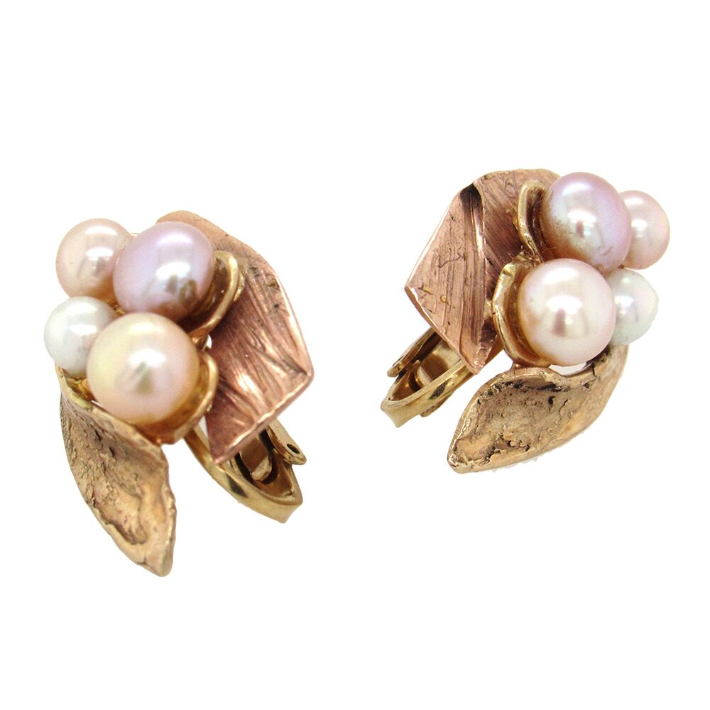 Glenda Arentzen: Freshwater Pearls Clip-On Earrings - Image 2