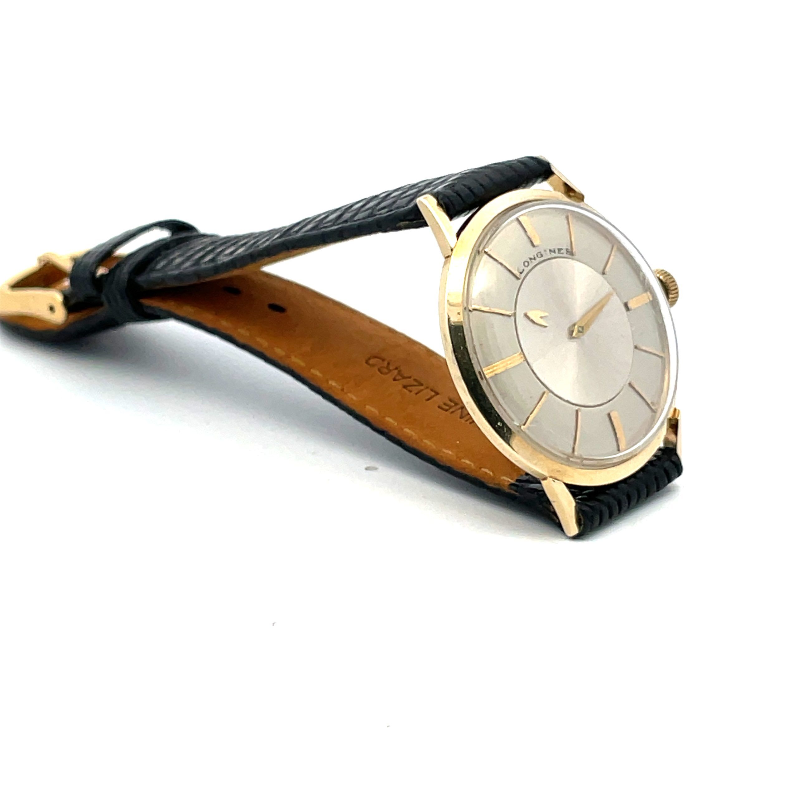 14K Vintage Longines 'Mystery Dial' Wristwatch - Image 4