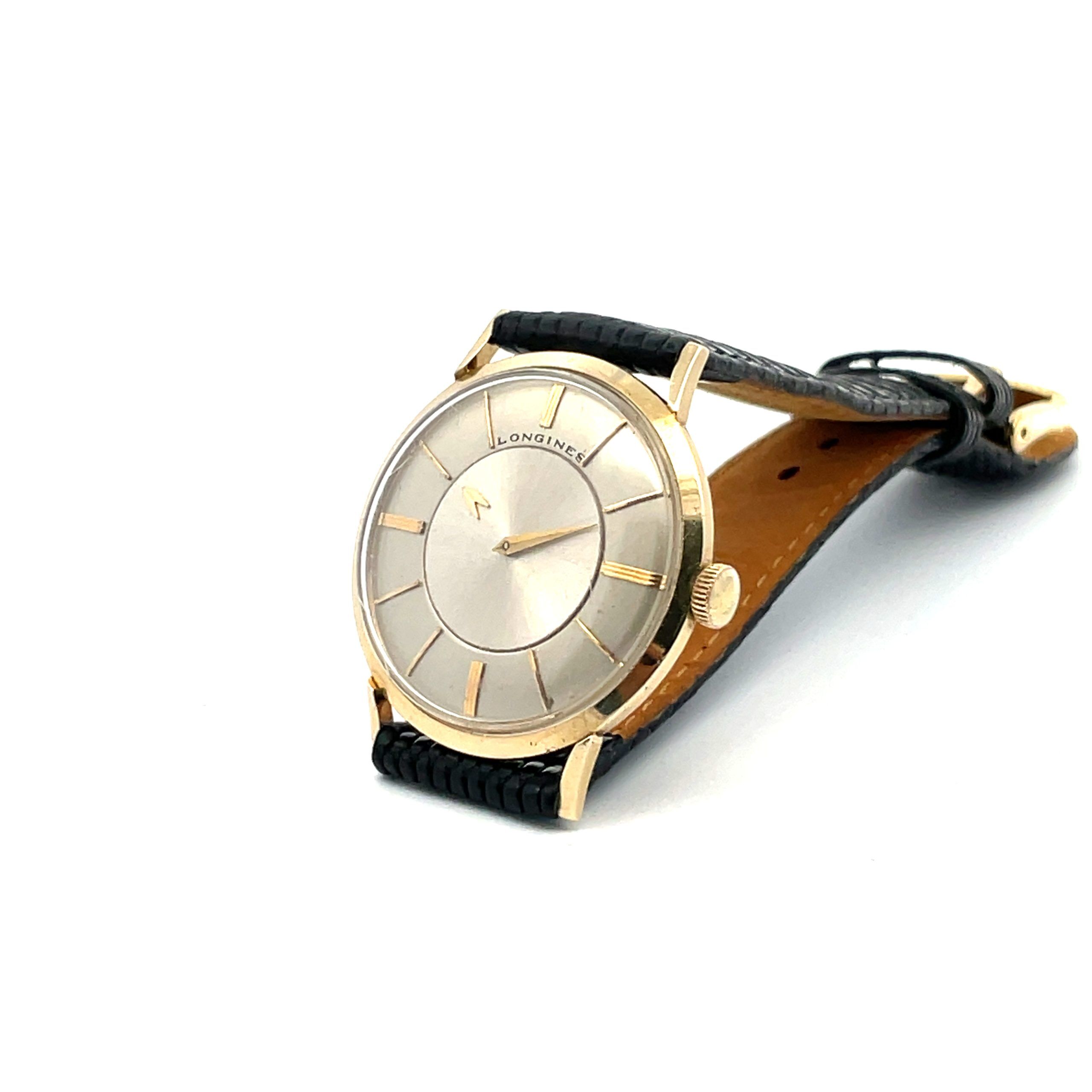 14K Vintage Longines 'Mystery Dial' Wristwatch - Image 2