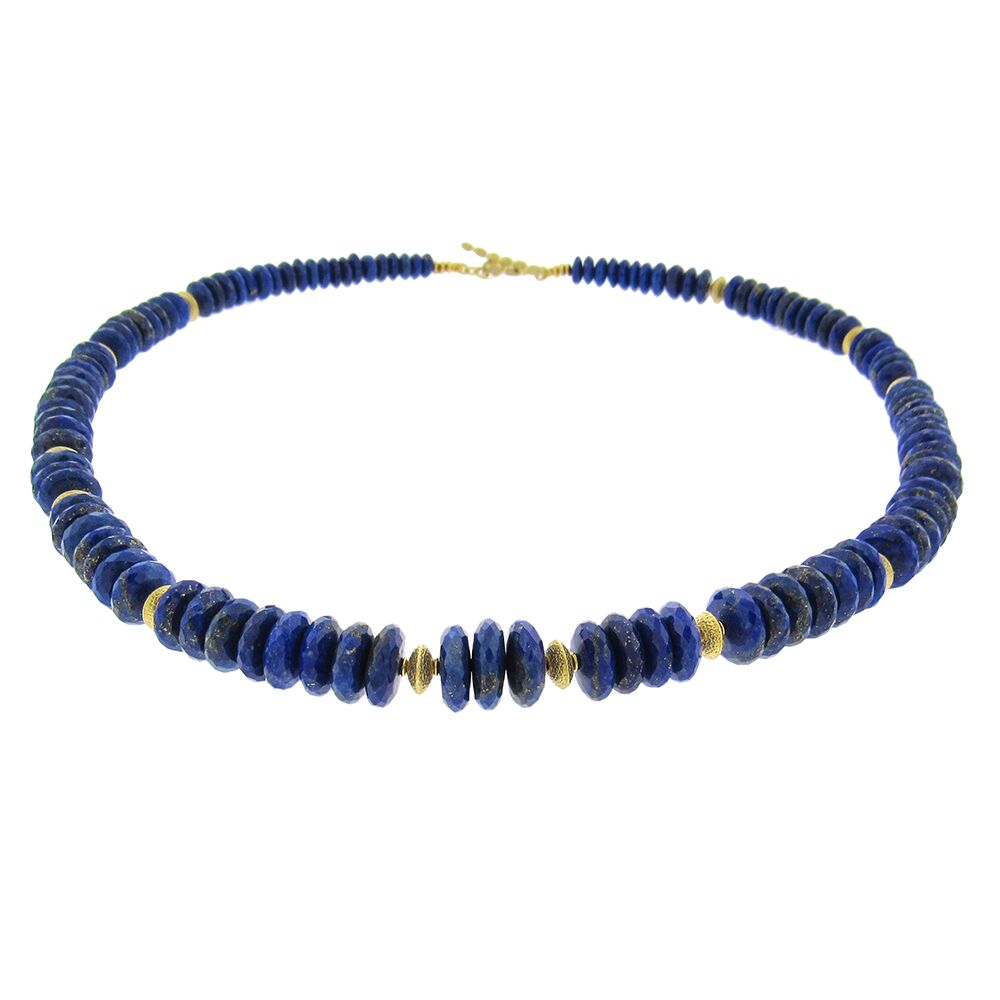 Barbara Heinrich: Lapis 18K Gold Necklace