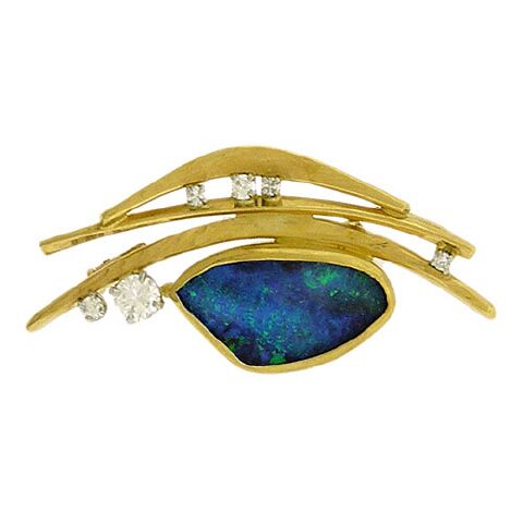 Boulder Opal Pin/Pendant