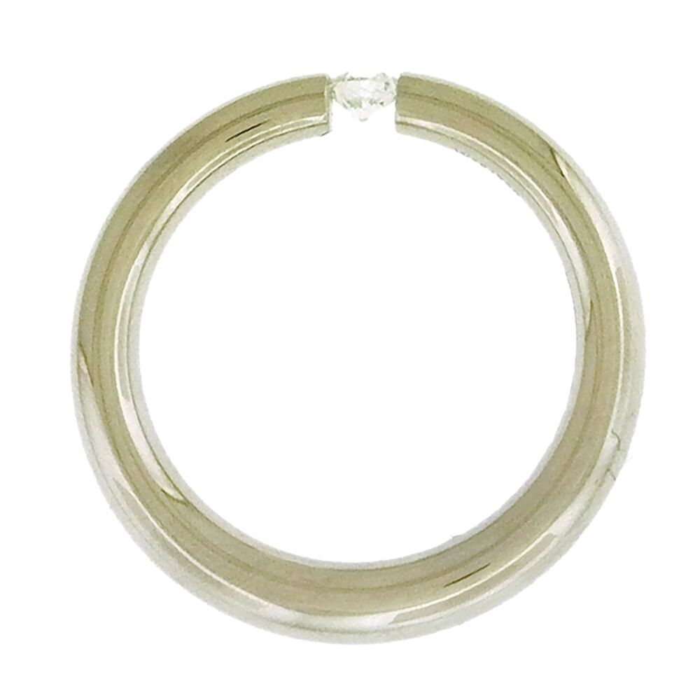 Niessing: 'Antares' Platinum Tension-Set Diamond Ring - Image 8