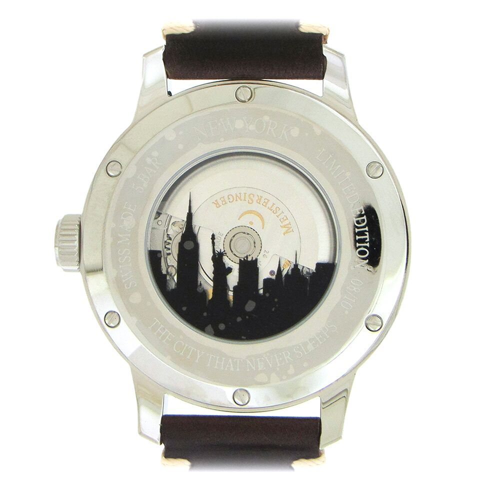 Stainless Steel Meistersinger NYC Ltd Edition Skyline Automatic - Image 3