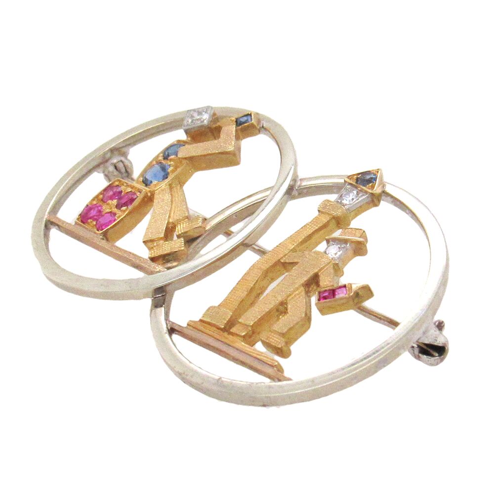 'On The Town' Brooch, Circa 1970's - Image 2