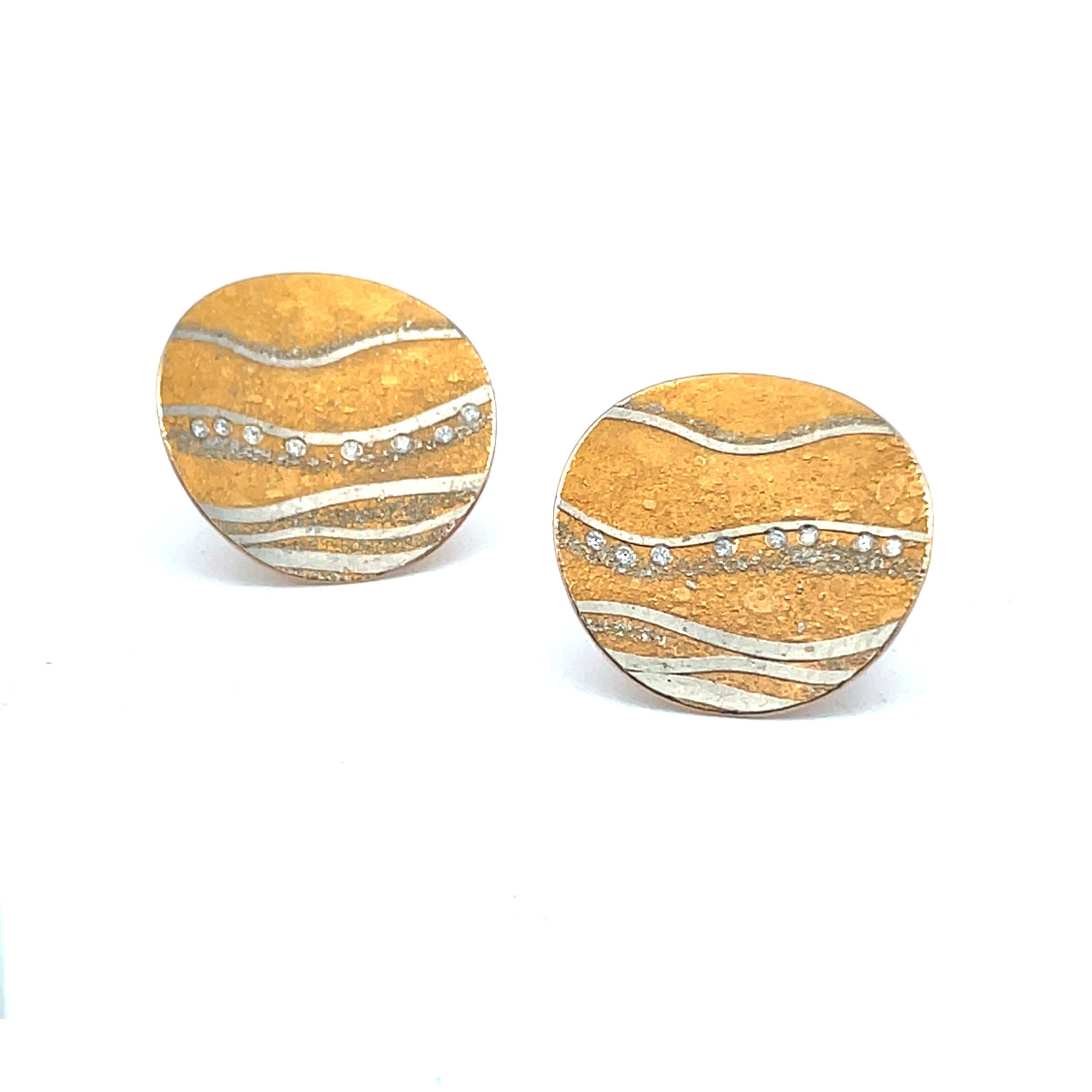 Atelier Zobel: Diamond Wave Earrings - Image 3