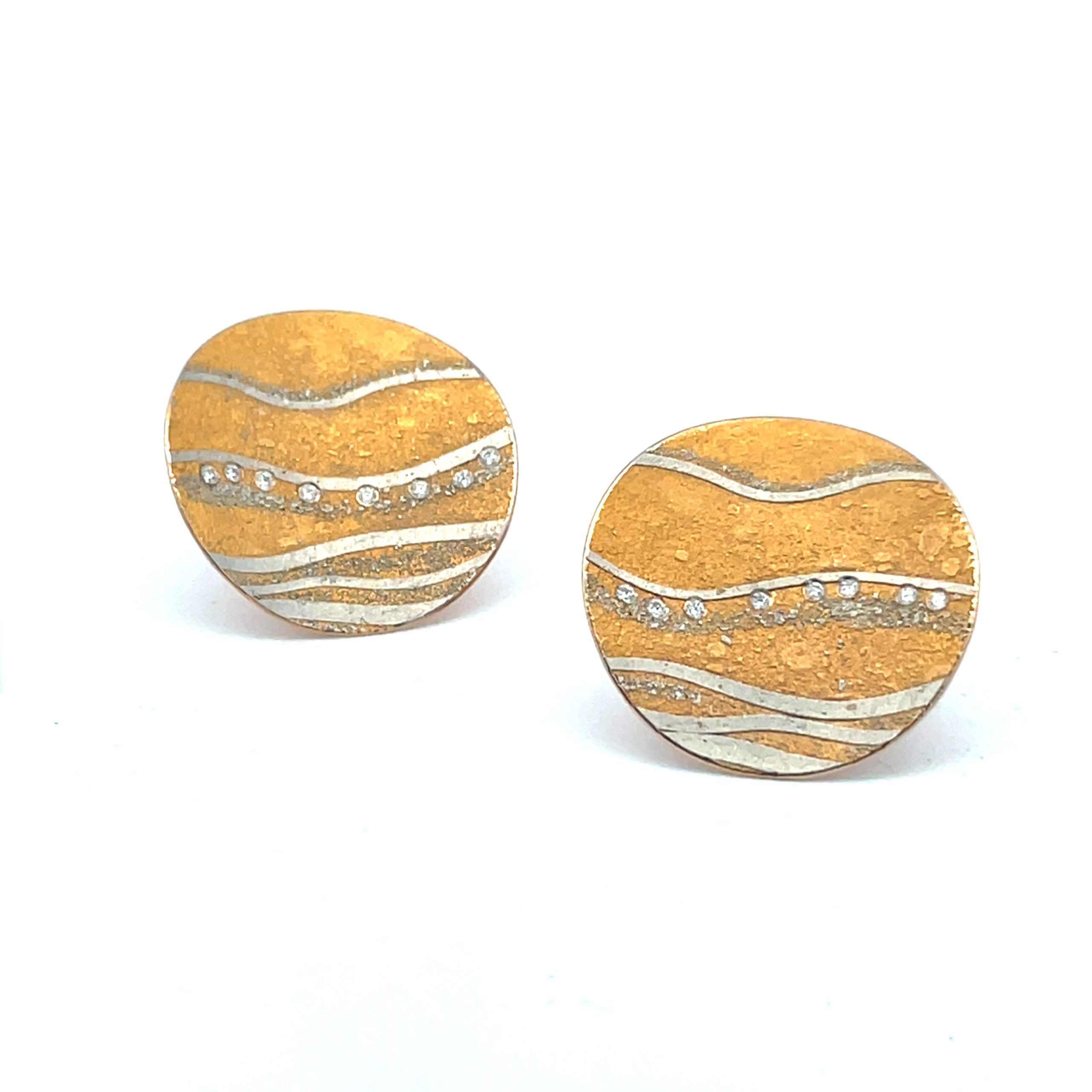 Atelier Zobel: Diamond Wave Earrings