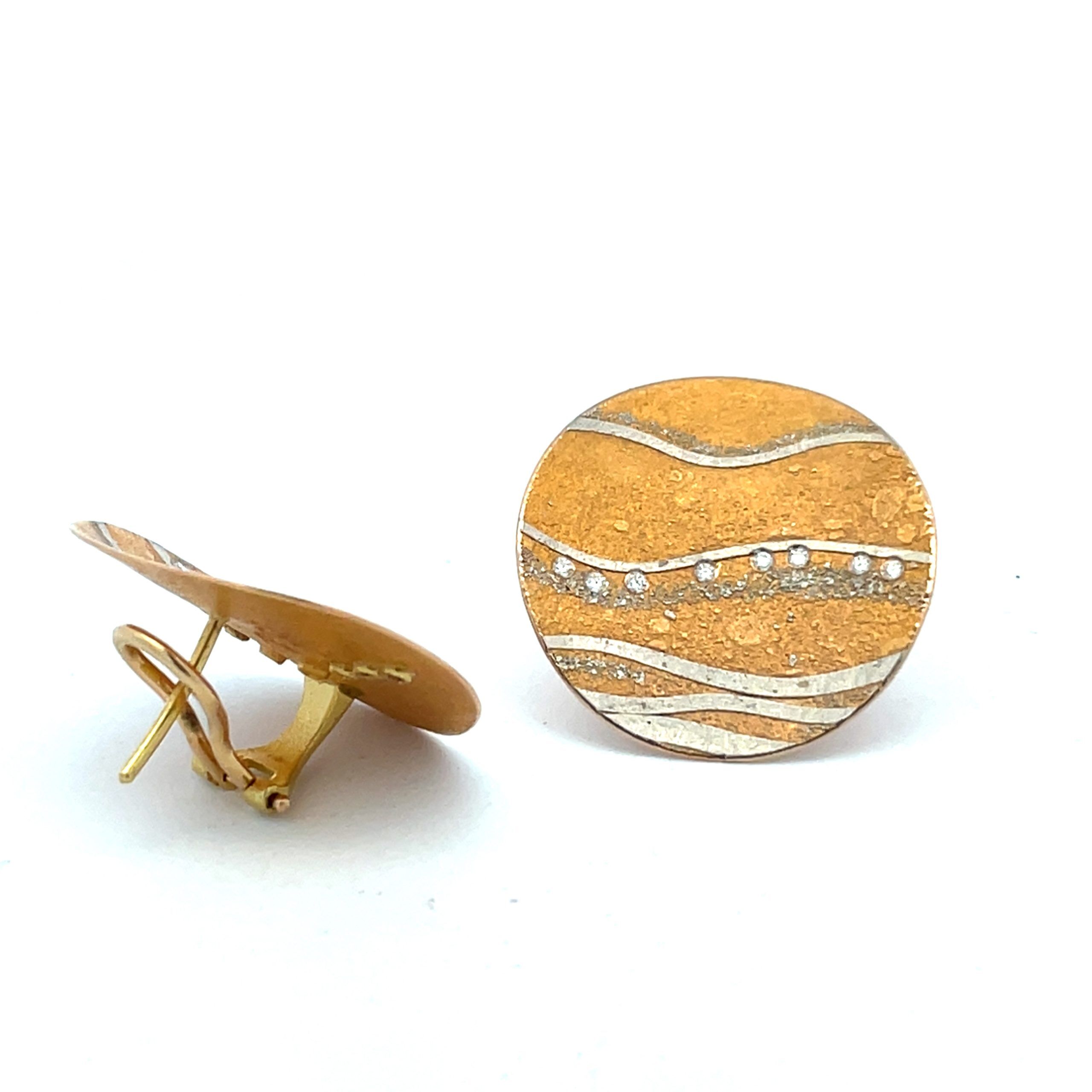 Atelier Zobel: Diamond Wave Earrings - Image 2