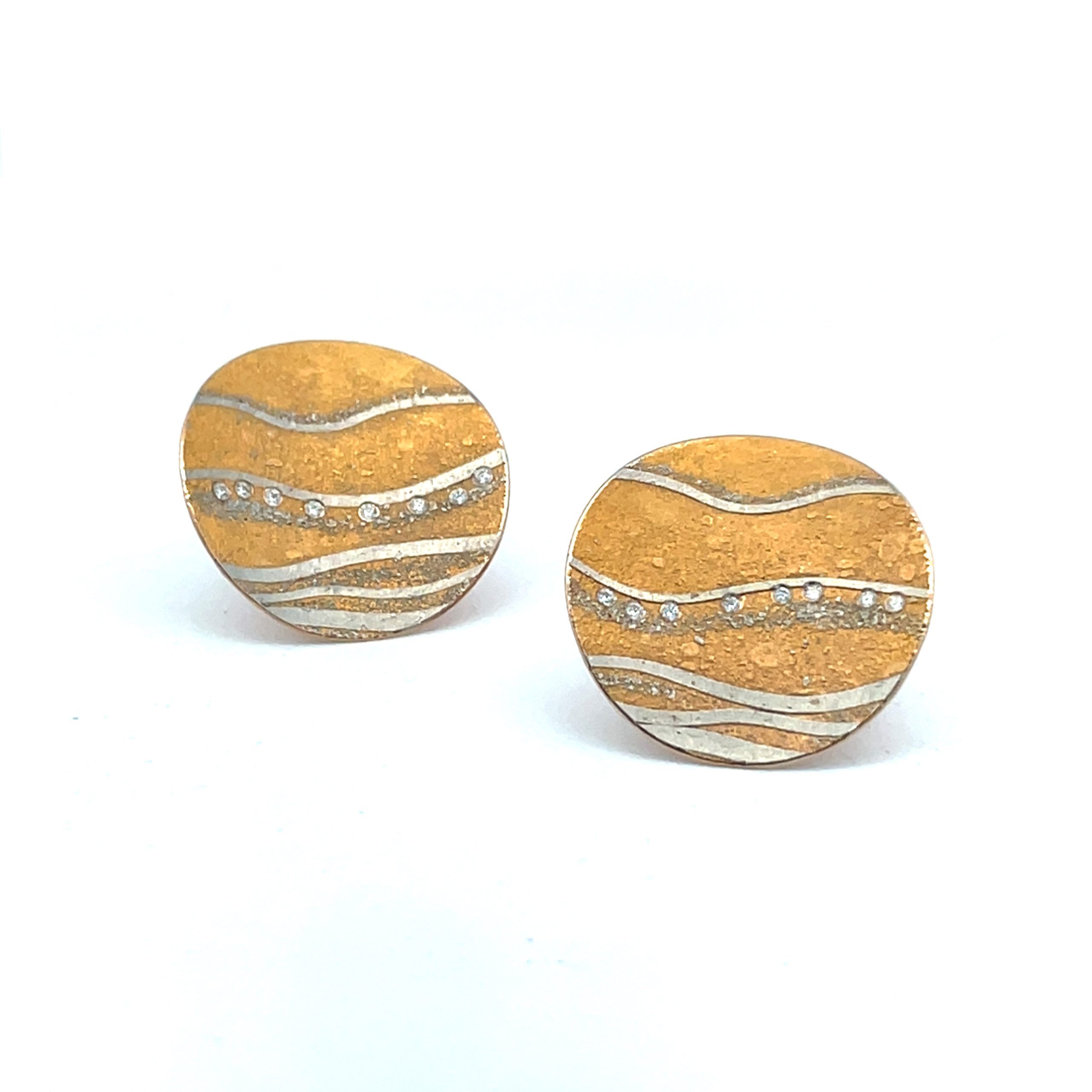 Atelier Zobel: Diamond Wave Earrings - Image 4