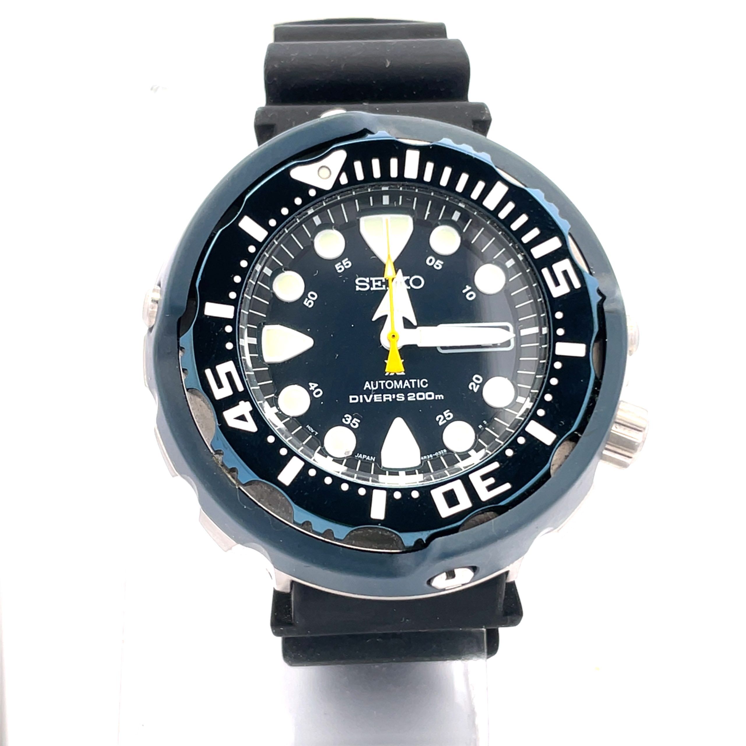Steel & Ceramic Seiko Air Diver's Watch - Image 6