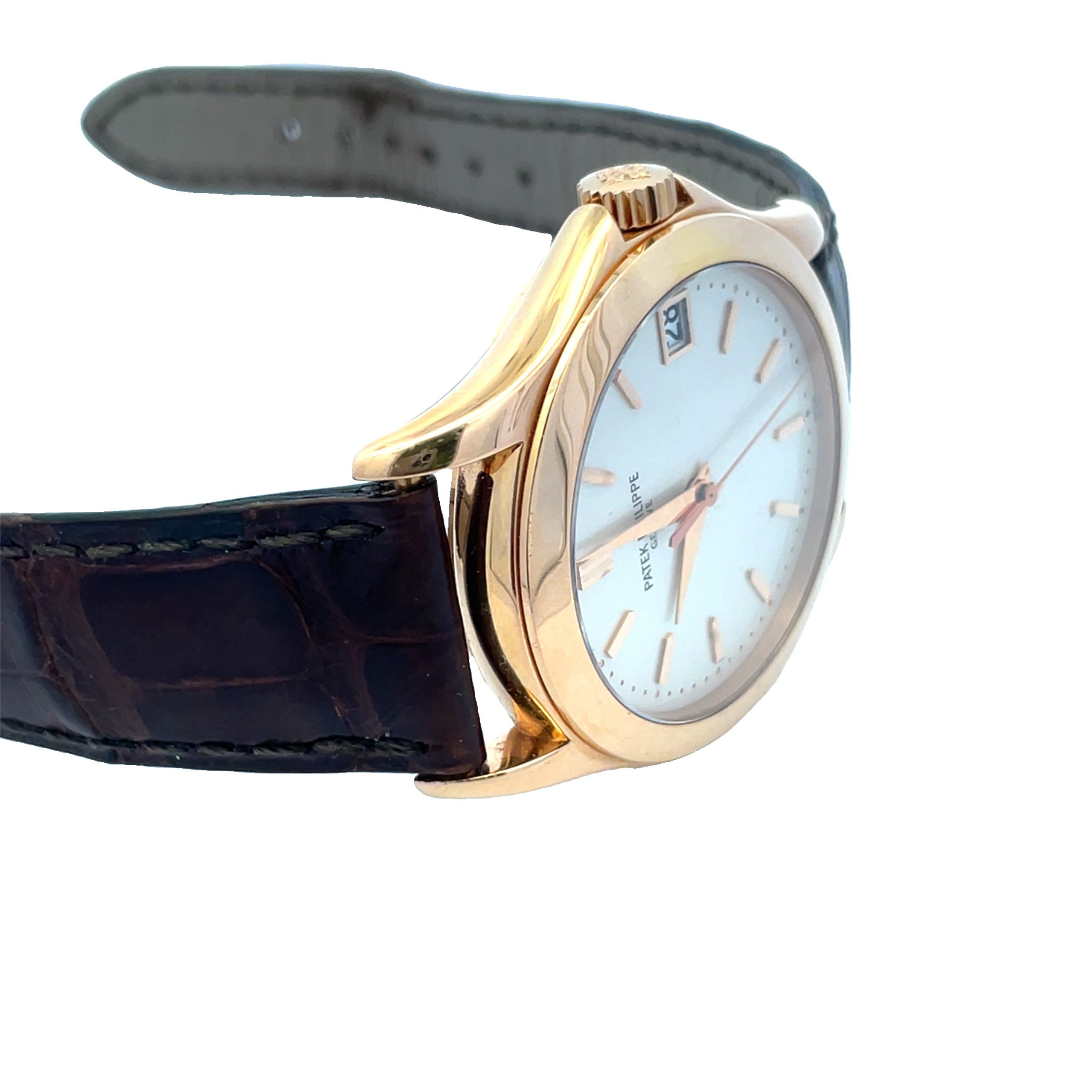 18K Patek Philippe Ref. 5107R Date Calatrava, B&P - Image 6