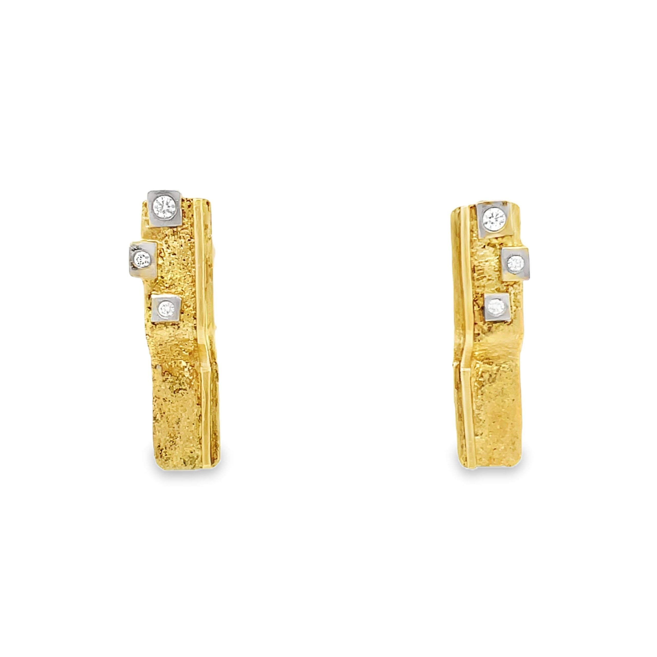 Marco Borghesi: 18K Day/Night Aquamarine Earrings - Image 4