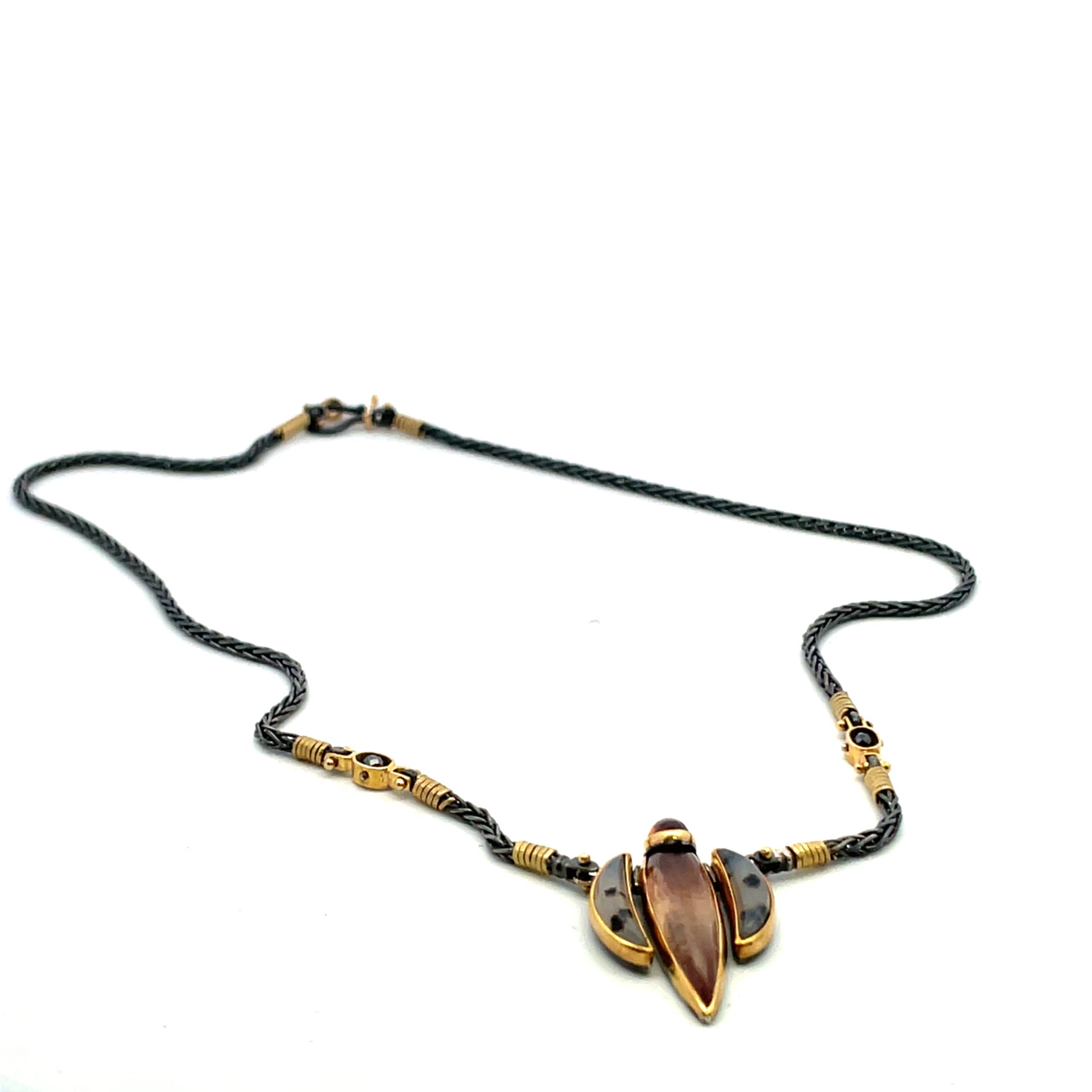 Michael Boyd: Sunstone Garnet Necklace - Image 4