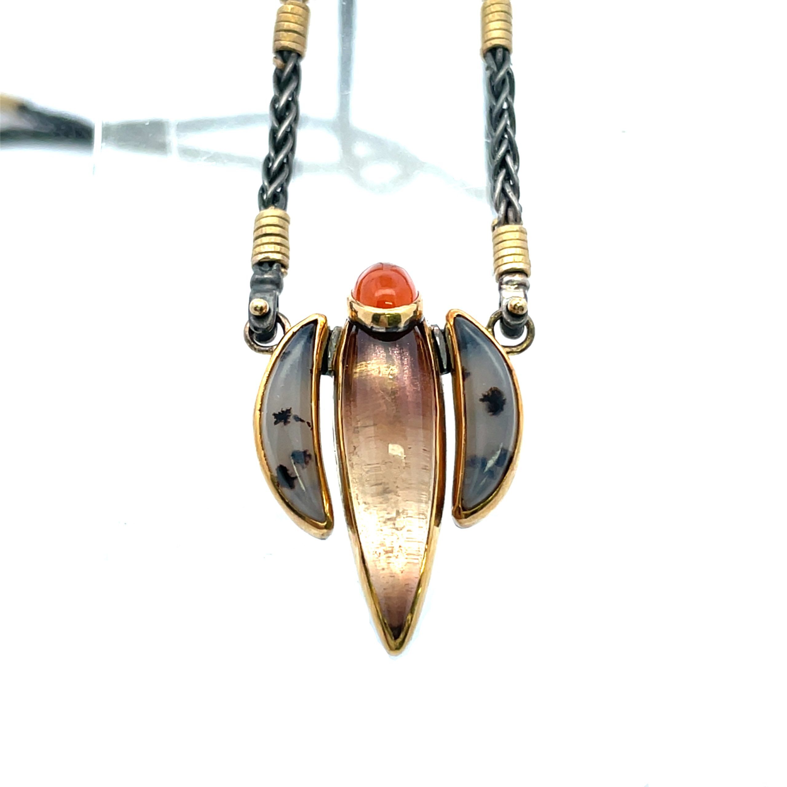 Michael Boyd: Sunstone Garnet Necklace - Image 5