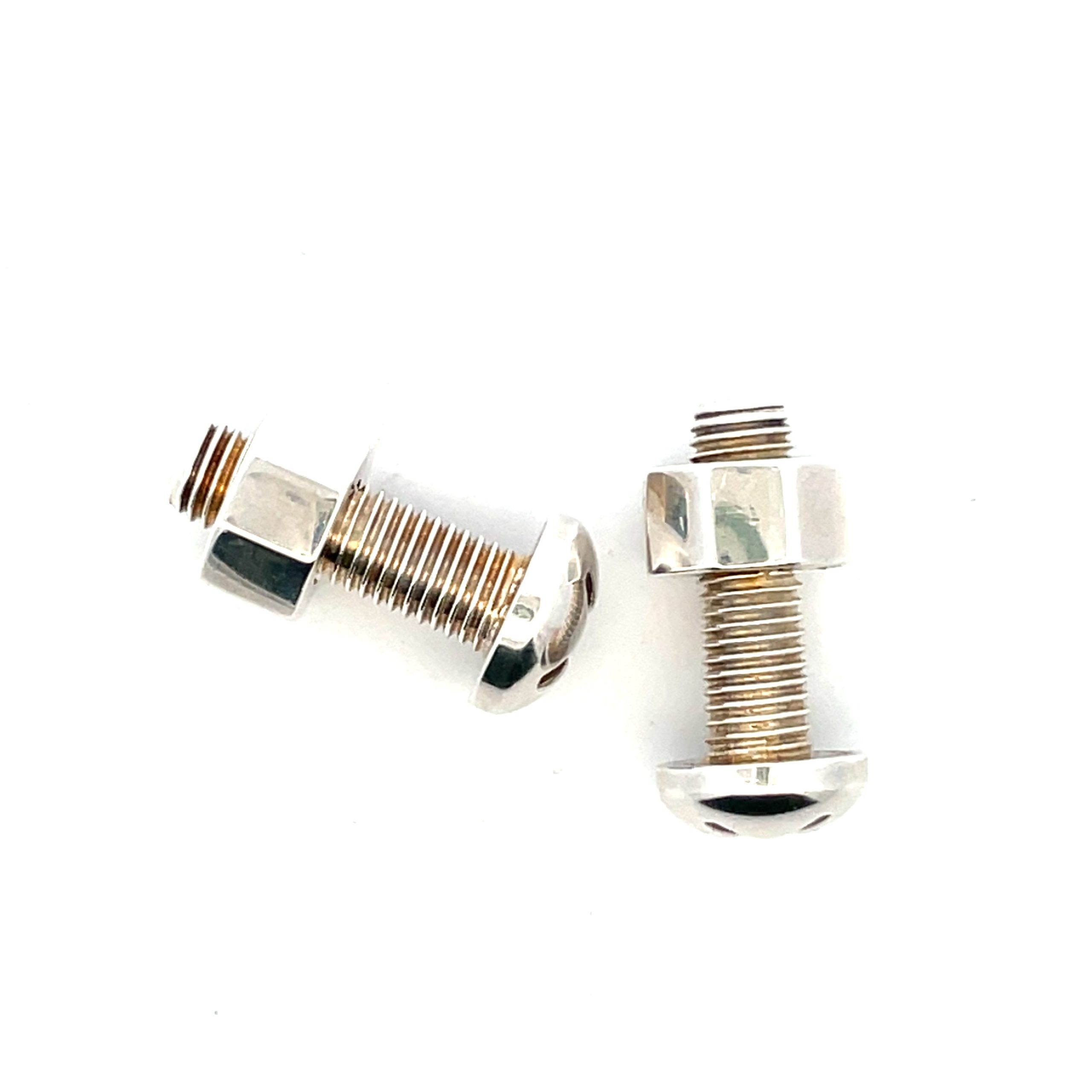 Tiffany & Co Sterling 'Nuts & Bolts' Cufflinks - Image 2