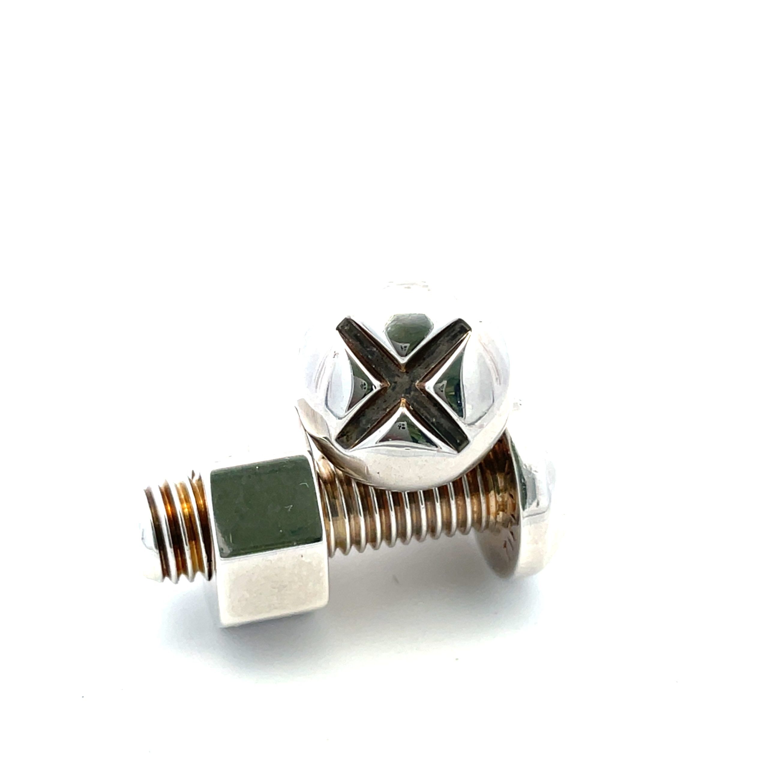 Tiffany & Co Sterling 'Nuts & Bolts' Cufflinks - Image 5