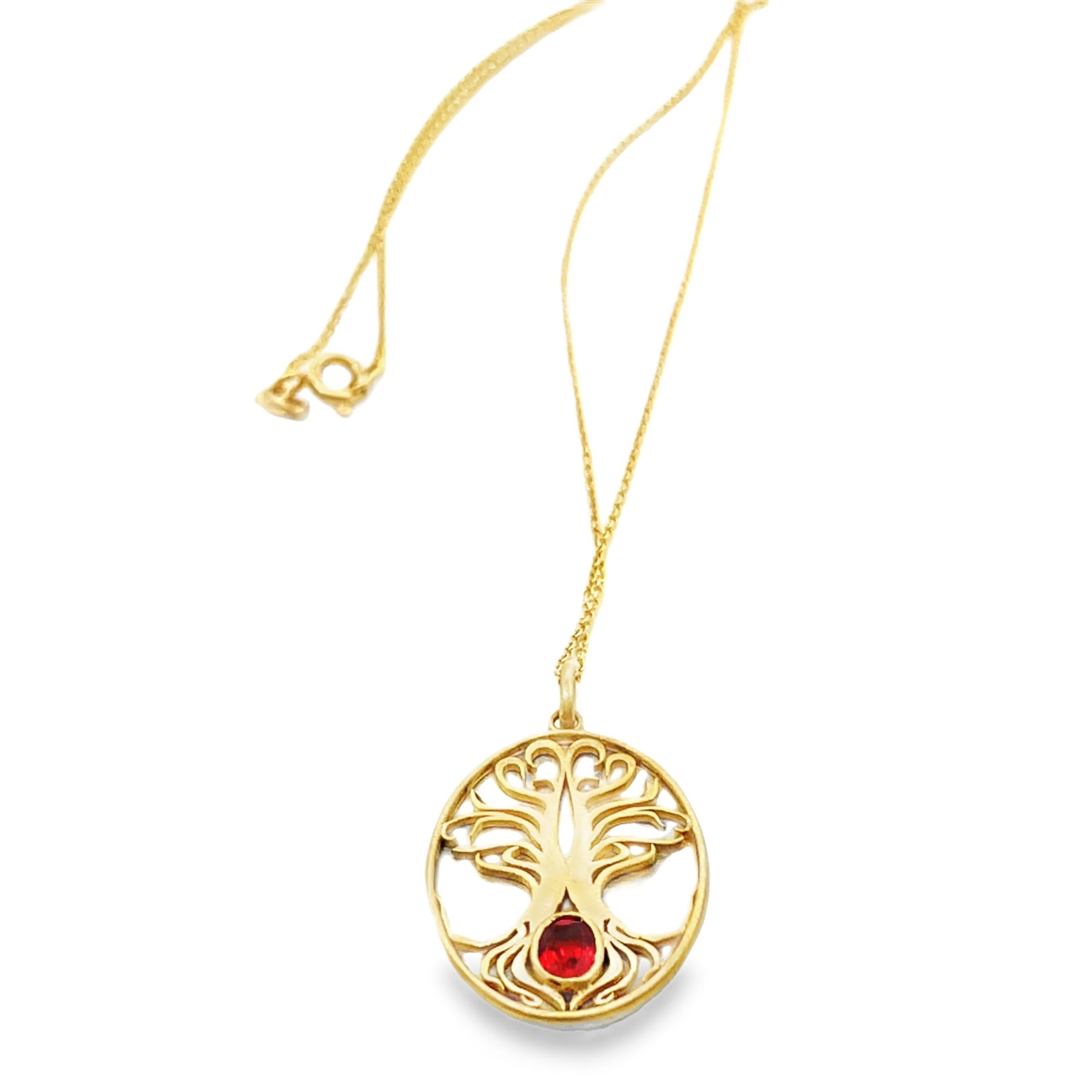 Alishan: 'Tree of Life" Sapphire Necklace - Image 4