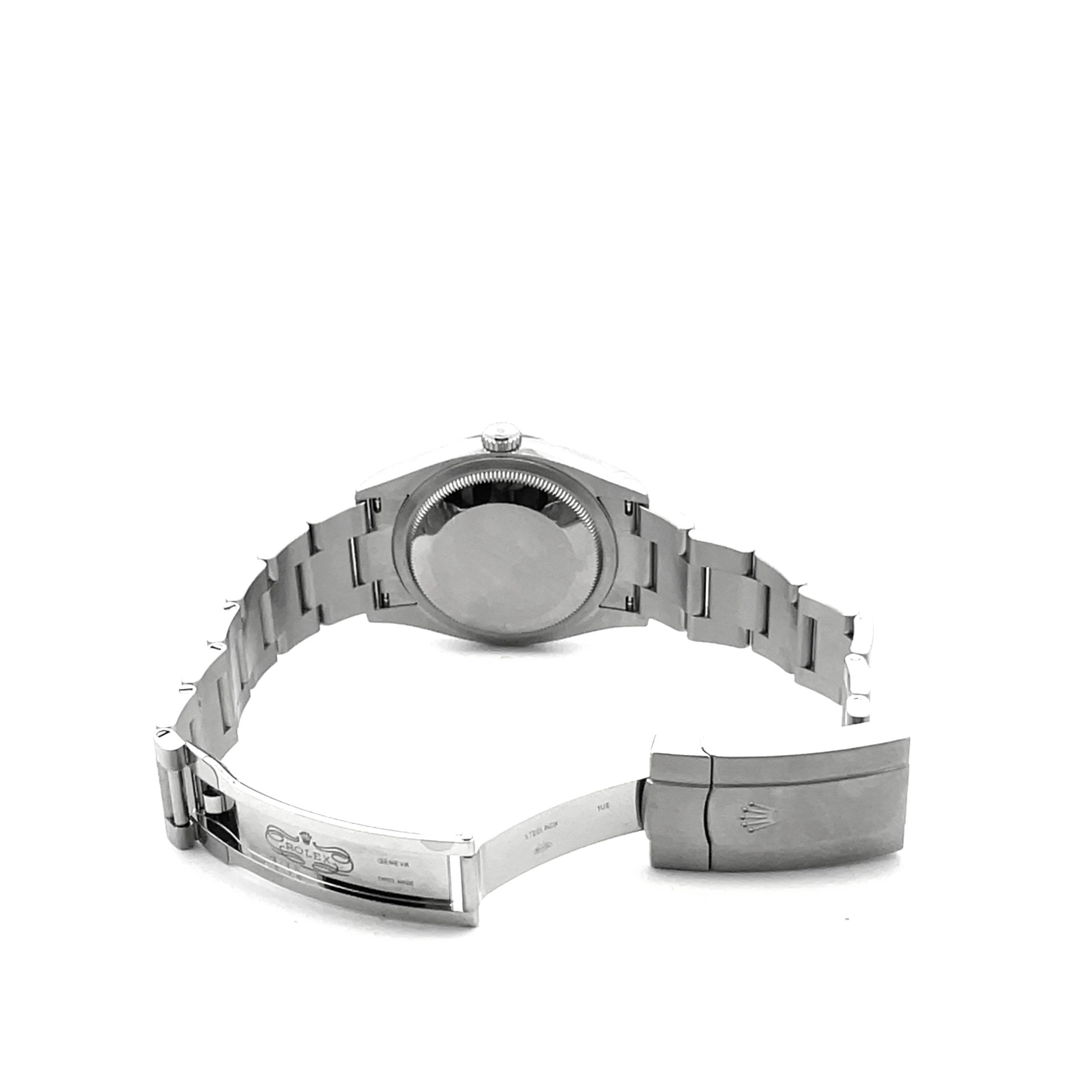 Stainless Steel Rolex Ref. 126200, Billiard Green Dial B&P - Image 5