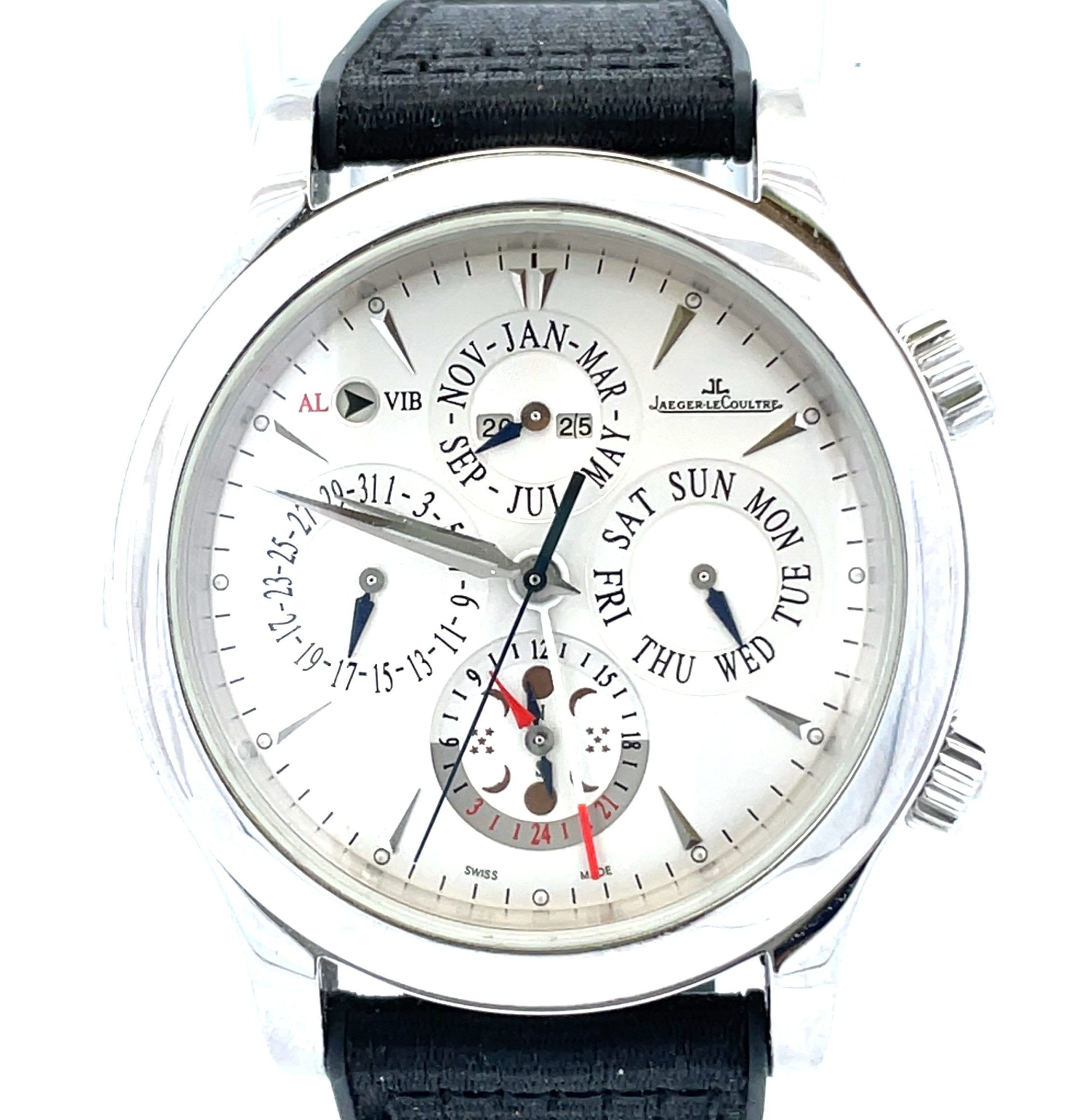 Stainless Steel Jaeger-LeCoultre Grand Reveil, B&P, Preowned