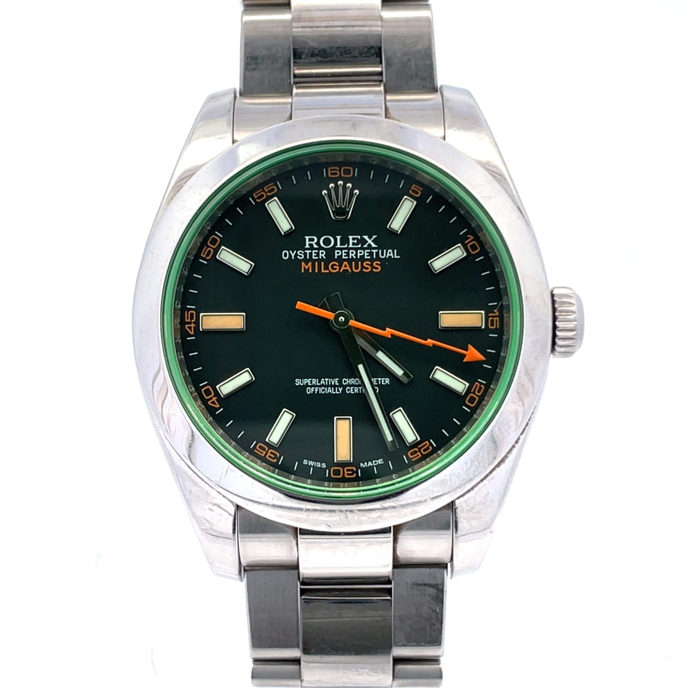 Stainless Steel Rolex Milgauss Ref. 11400V, B&P