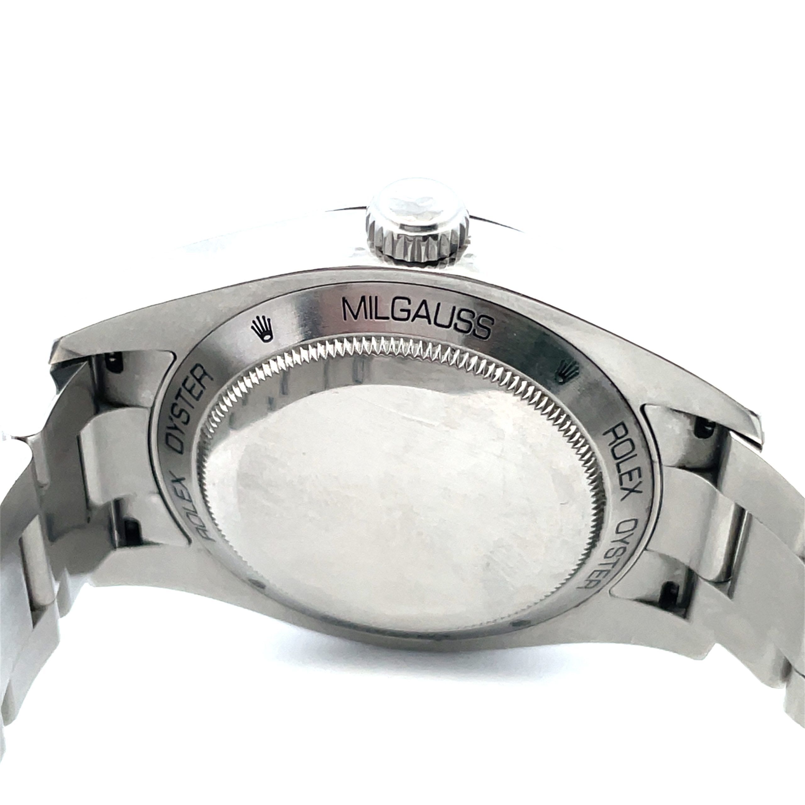 Stainless Steel Rolex Milgauss Ref. 11400V, B&P - Image 4