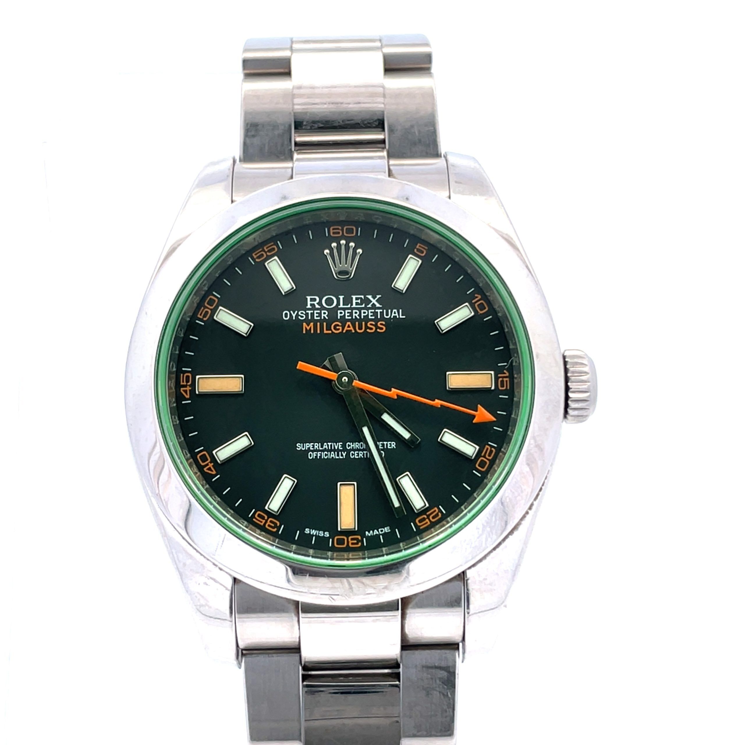 Stainless Steel Rolex Milgauss Ref. 11400V, B&P - Image 7