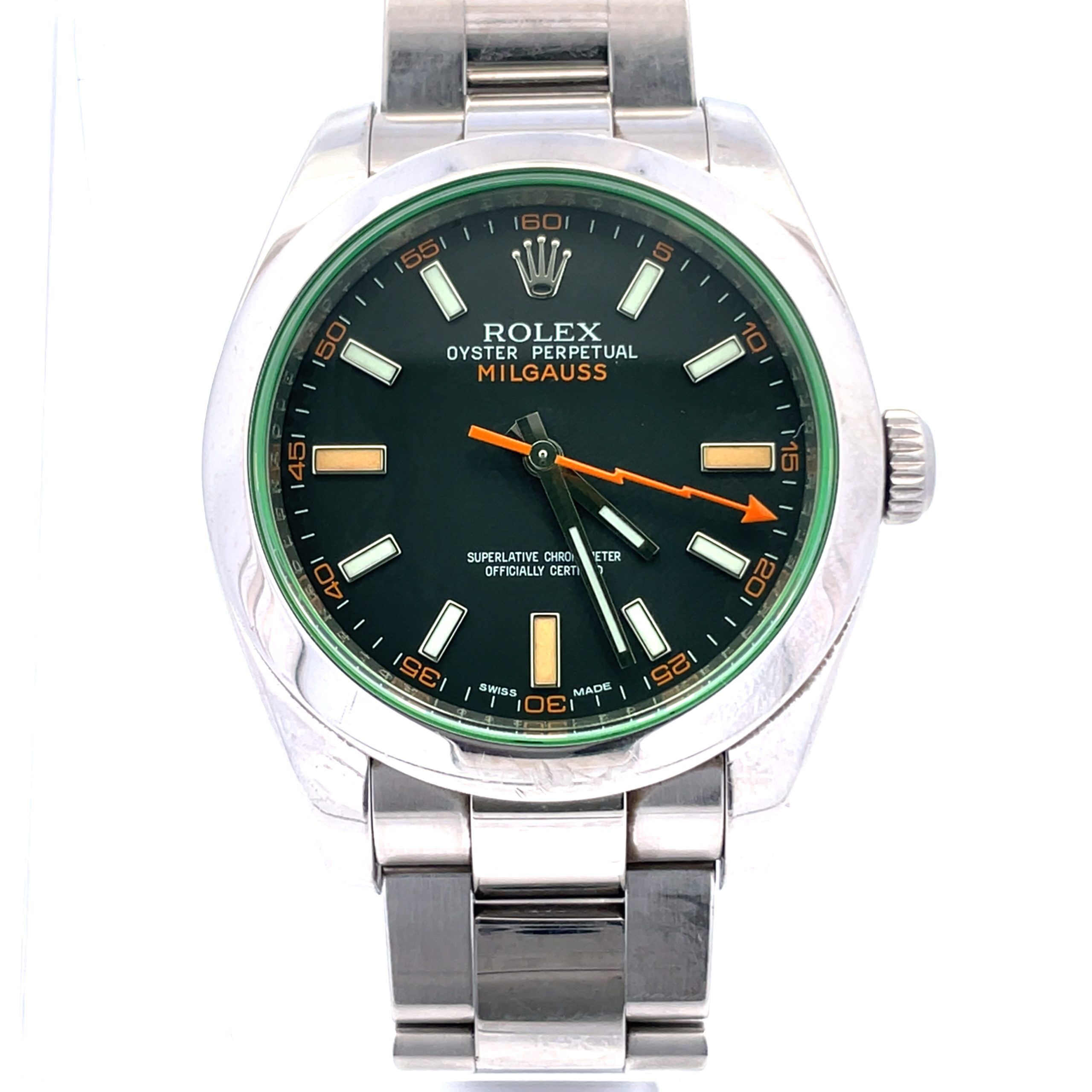 Stainless Steel Rolex Milgauss Ref. 11400V, B&P - Image 6