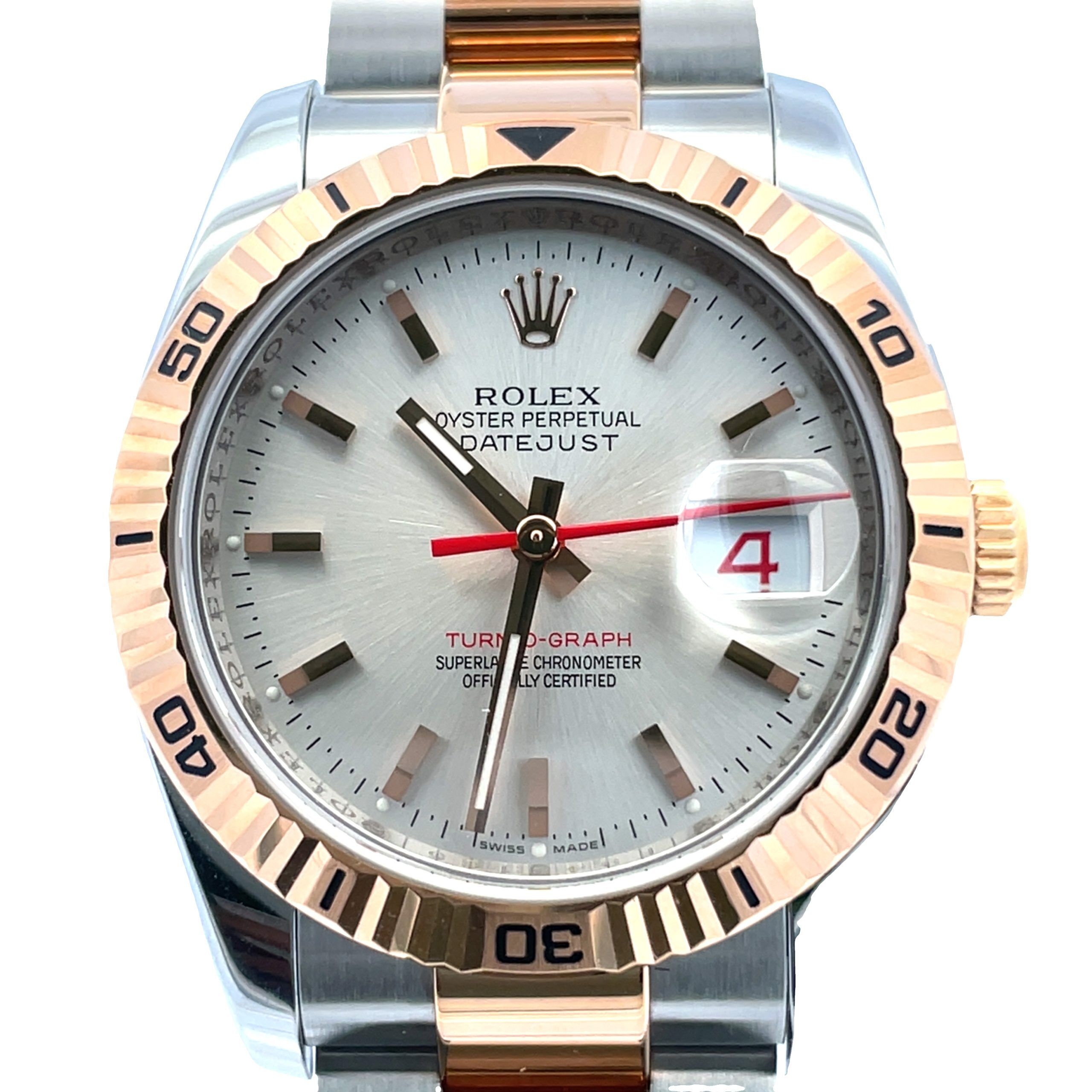 Rolex Steel/Rose Gold Turn-O-Graph, Ref. 116261